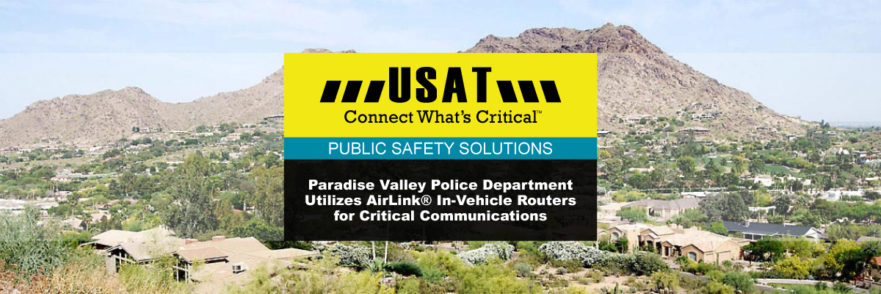 Paradise Valley PD uses In-Vehicle Routers