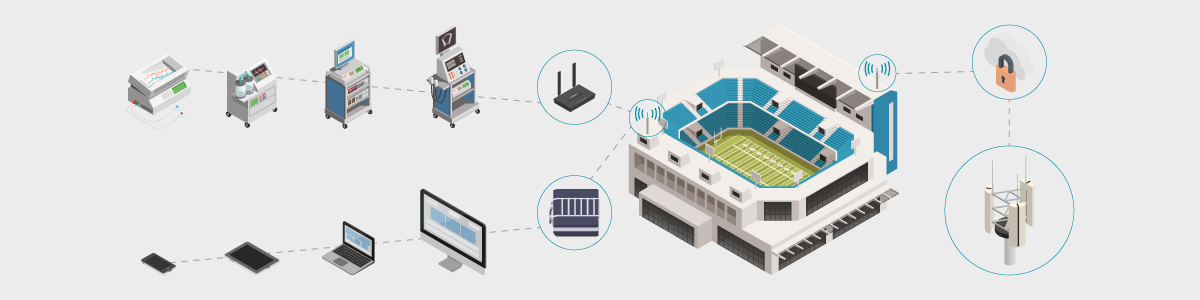 Communications Solutions for Large-Scale Temporary Medical Facilities