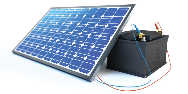 Battery for Solar Array NEMA Communications