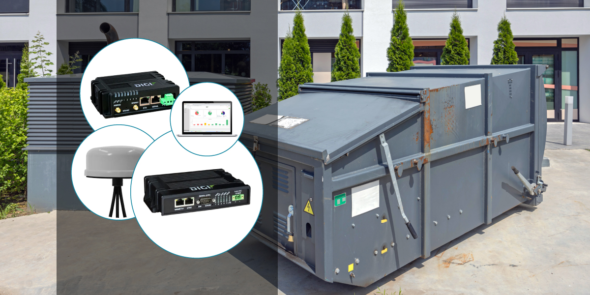 Digi Routers for Waste Management Applications