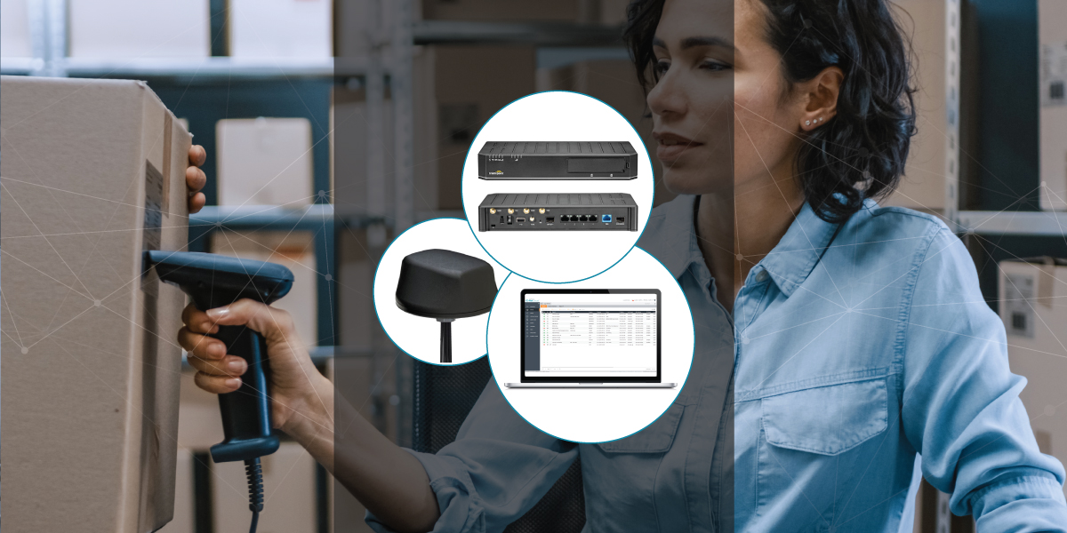 Cradlepoint Branch Routers for Wireless Retail Inventory Scanners