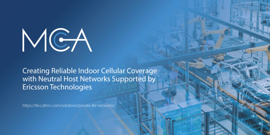 a car assembly plant using reliable indoor cellular coverage with a 5G neutral host network for their operations